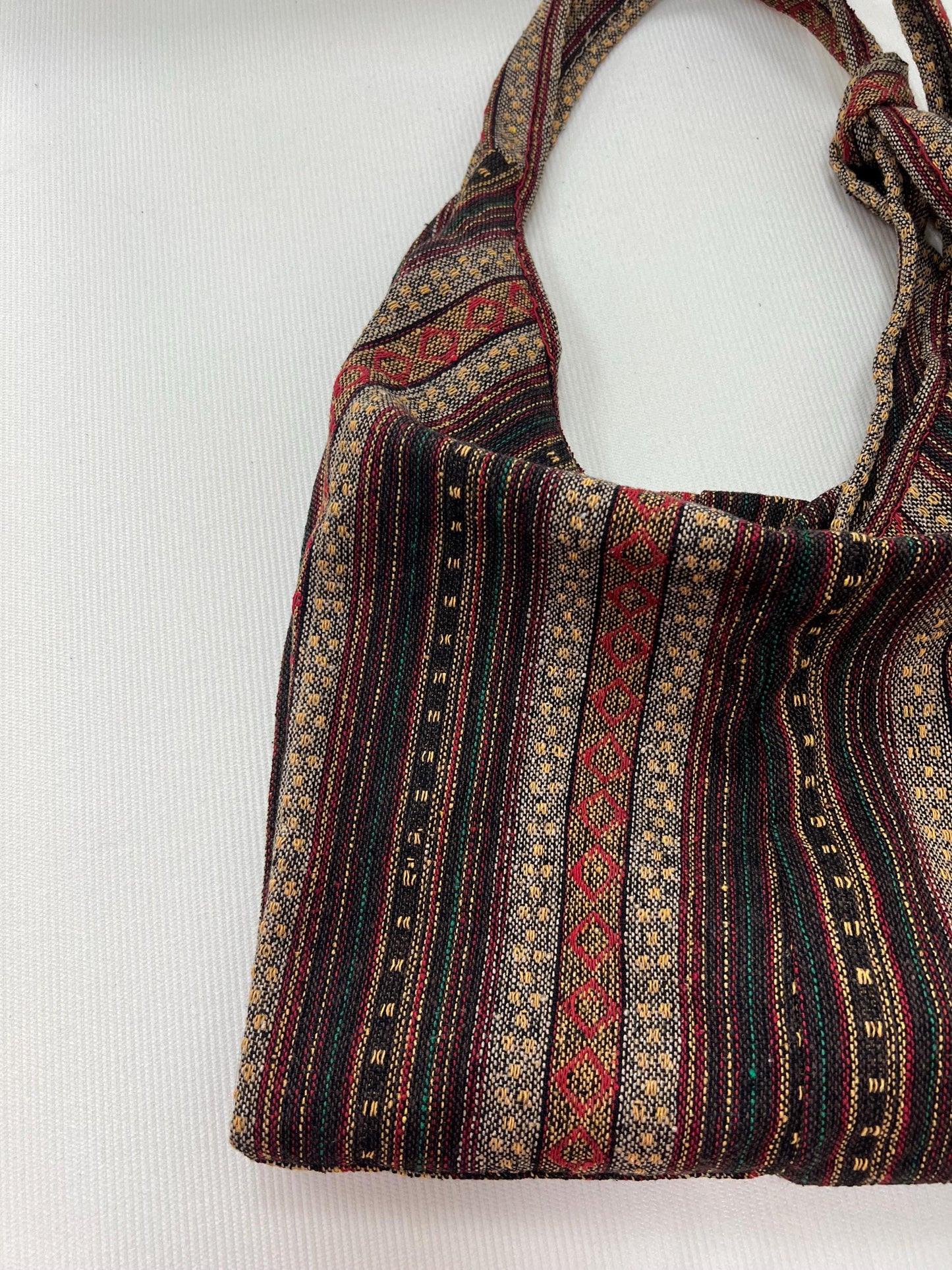 Freeshipping Vintage Bohemian Geometric Striped Crossbody Bag